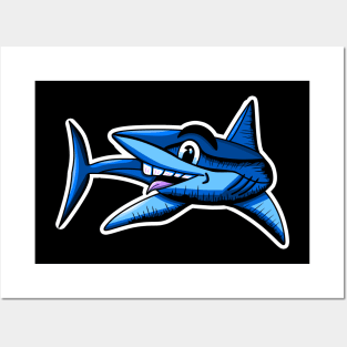 Mako Shark Posters and Art